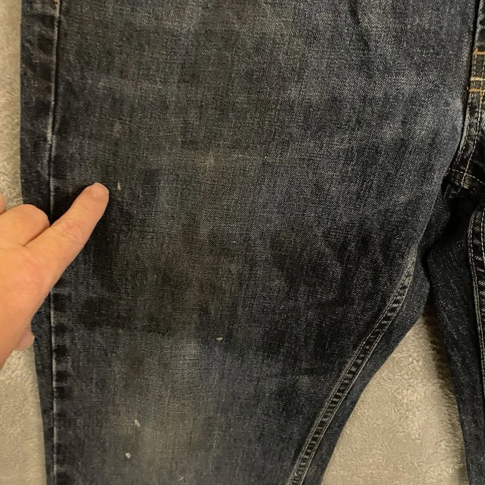 Bob Timberlake Mens Size 34/30 Straight Leg Denim Casual‎ Blue Jeans